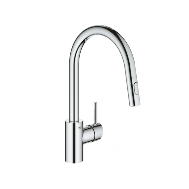 Смесител за кухня с издърпващ се висок чучур GROHE  CONCETTO - цена: 429.00лв.